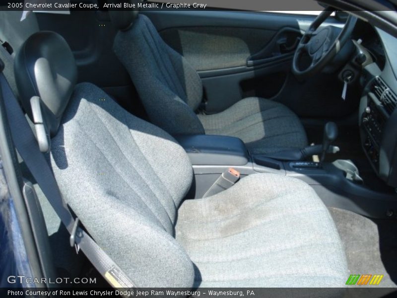 Arrival Blue Metallic / Graphite Gray 2005 Chevrolet Cavalier Coupe