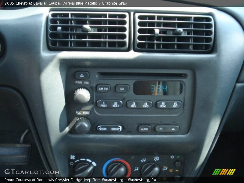 Arrival Blue Metallic / Graphite Gray 2005 Chevrolet Cavalier Coupe