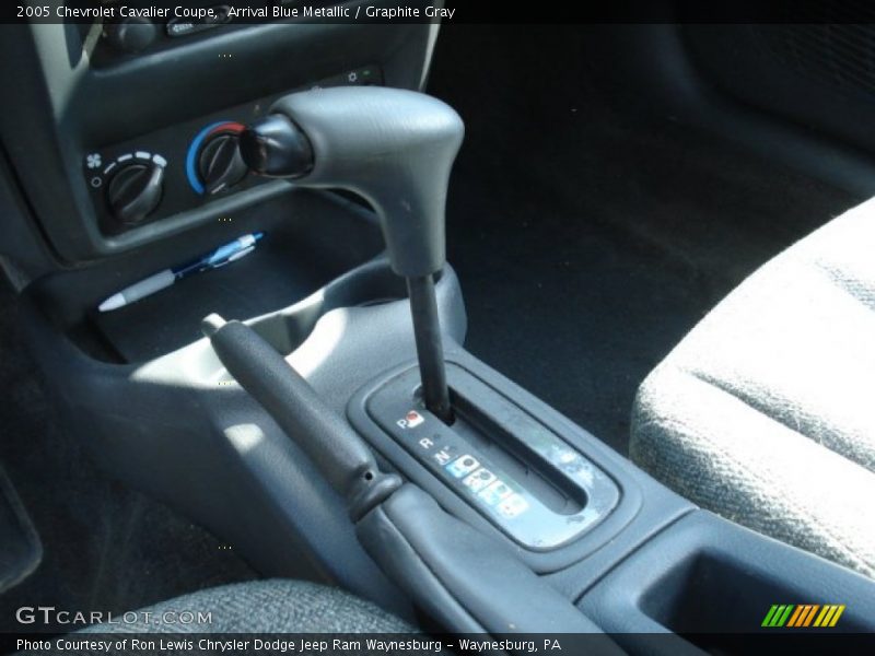 Arrival Blue Metallic / Graphite Gray 2005 Chevrolet Cavalier Coupe