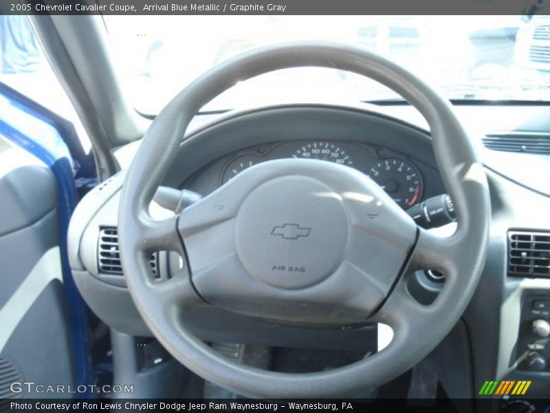 Arrival Blue Metallic / Graphite Gray 2005 Chevrolet Cavalier Coupe