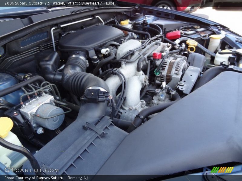 Atlantic Blue Pearl / Taupe 2006 Subaru Outback 2.5i Wagon