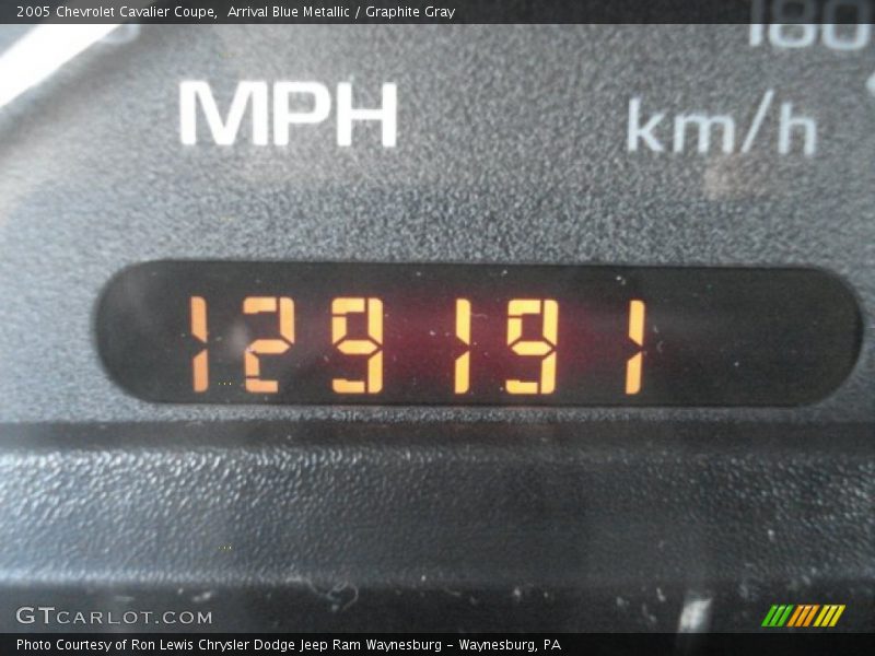 Arrival Blue Metallic / Graphite Gray 2005 Chevrolet Cavalier Coupe