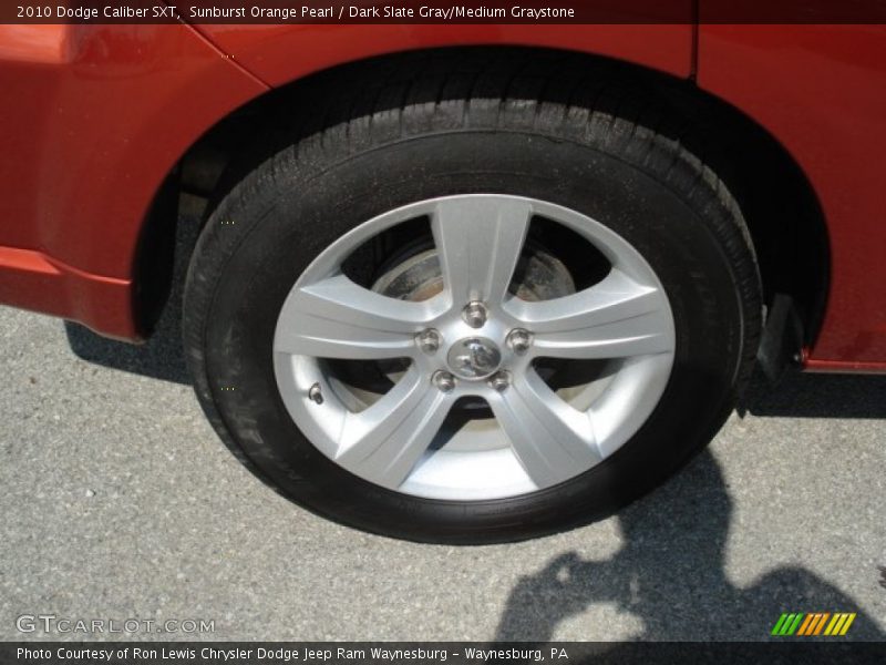 Sunburst Orange Pearl / Dark Slate Gray/Medium Graystone 2010 Dodge Caliber SXT