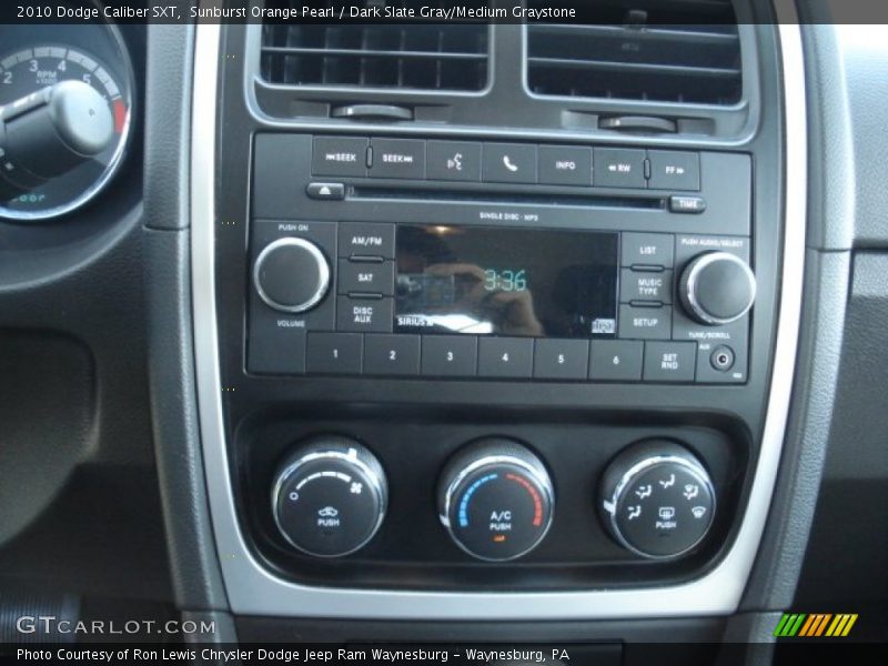 Sunburst Orange Pearl / Dark Slate Gray/Medium Graystone 2010 Dodge Caliber SXT