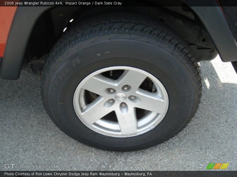 Impact Orange / Dark Slate Gray 2006 Jeep Wrangler Rubicon 4x4