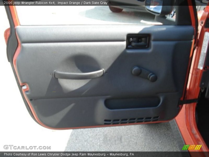 Impact Orange / Dark Slate Gray 2006 Jeep Wrangler Rubicon 4x4