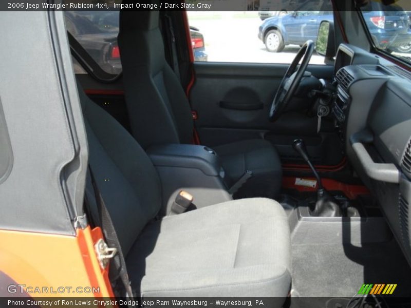Impact Orange / Dark Slate Gray 2006 Jeep Wrangler Rubicon 4x4