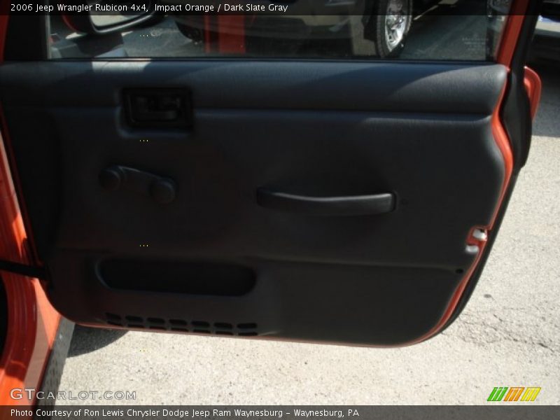 Impact Orange / Dark Slate Gray 2006 Jeep Wrangler Rubicon 4x4