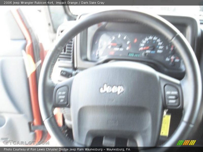 Impact Orange / Dark Slate Gray 2006 Jeep Wrangler Rubicon 4x4