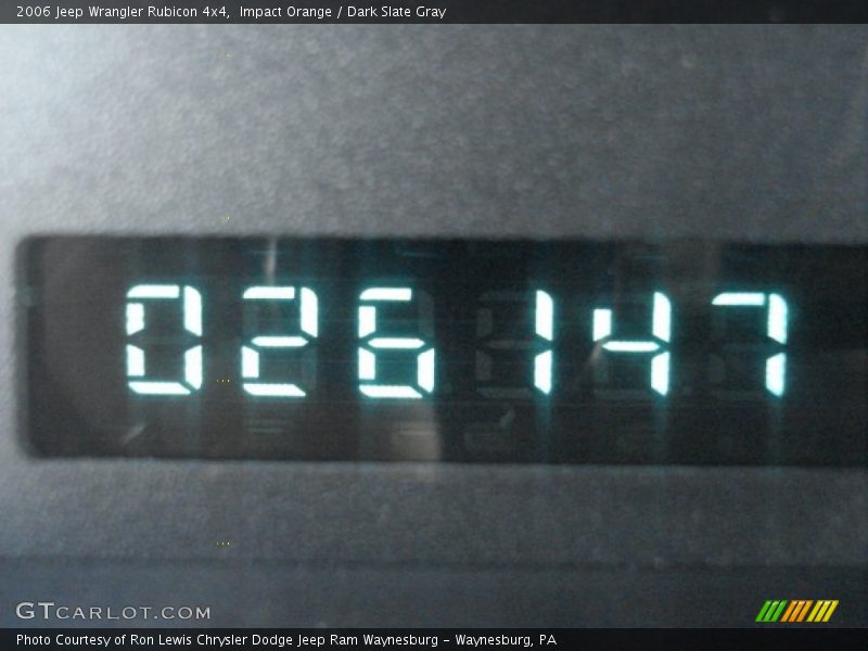 Impact Orange / Dark Slate Gray 2006 Jeep Wrangler Rubicon 4x4