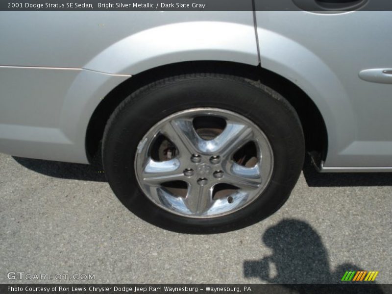 Bright Silver Metallic / Dark Slate Gray 2001 Dodge Stratus SE Sedan