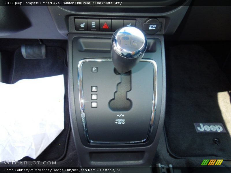 Winter Chill Pearl / Dark Slate Gray 2013 Jeep Compass Limited 4x4