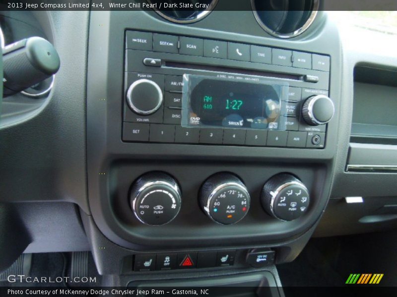 Winter Chill Pearl / Dark Slate Gray 2013 Jeep Compass Limited 4x4