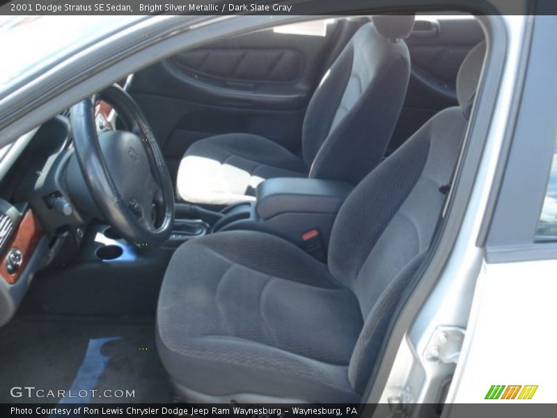 Bright Silver Metallic / Dark Slate Gray 2001 Dodge Stratus SE Sedan