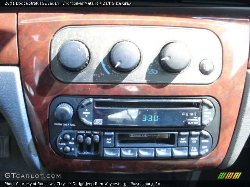 Bright Silver Metallic / Dark Slate Gray 2001 Dodge Stratus SE Sedan