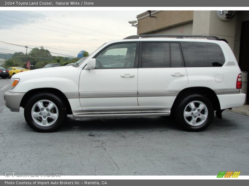 Natural White / Stone 2004 Toyota Land Cruiser