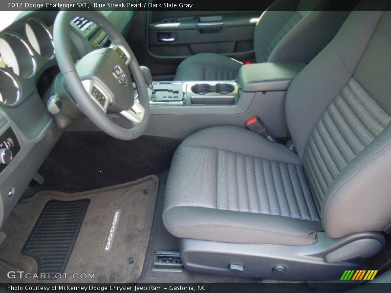 Blue Streak Pearl / Dark Slate Gray 2012 Dodge Challenger SXT