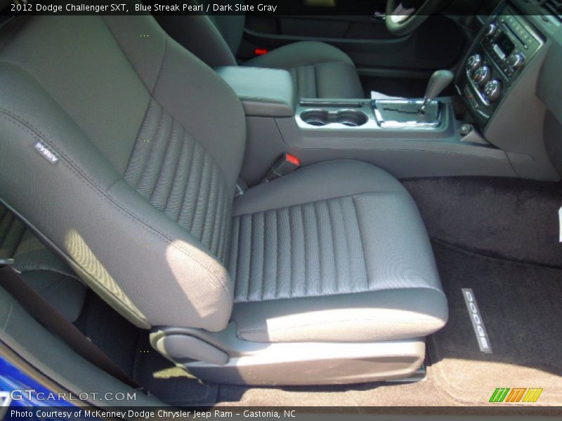 Blue Streak Pearl / Dark Slate Gray 2012 Dodge Challenger SXT