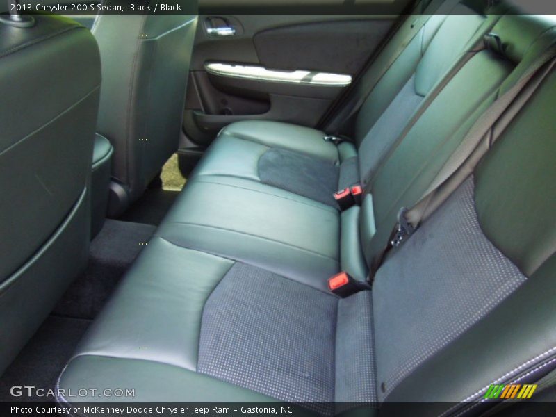 Rear Seat of 2013 200 S Sedan