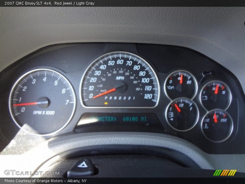 Red Jewel / Light Gray 2007 GMC Envoy SLT 4x4