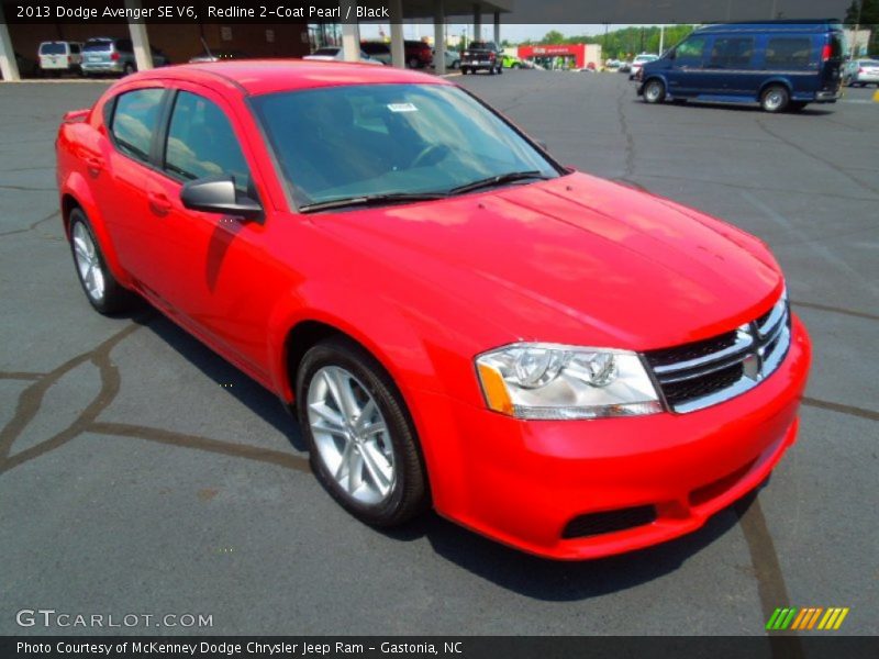 Redline 2-Coat Pearl / Black 2013 Dodge Avenger SE V6