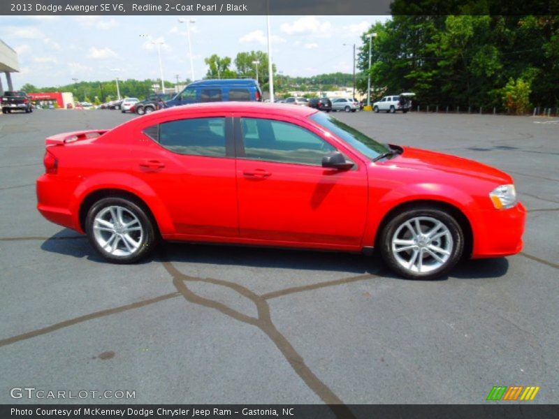 Redline 2-Coat Pearl / Black 2013 Dodge Avenger SE V6