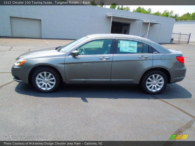 Tungsten Metallic / Black 2013 Chrysler 200 Touring Sedan