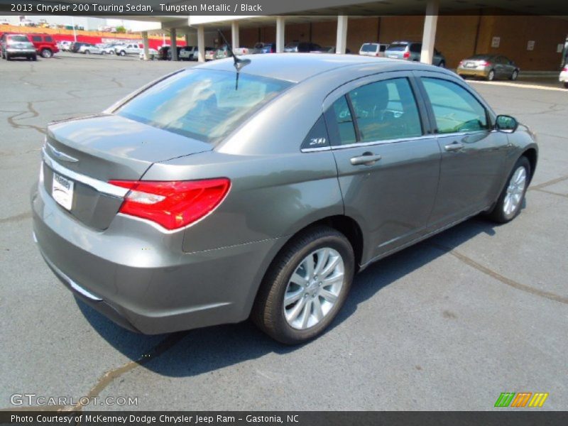 Tungsten Metallic / Black 2013 Chrysler 200 Touring Sedan