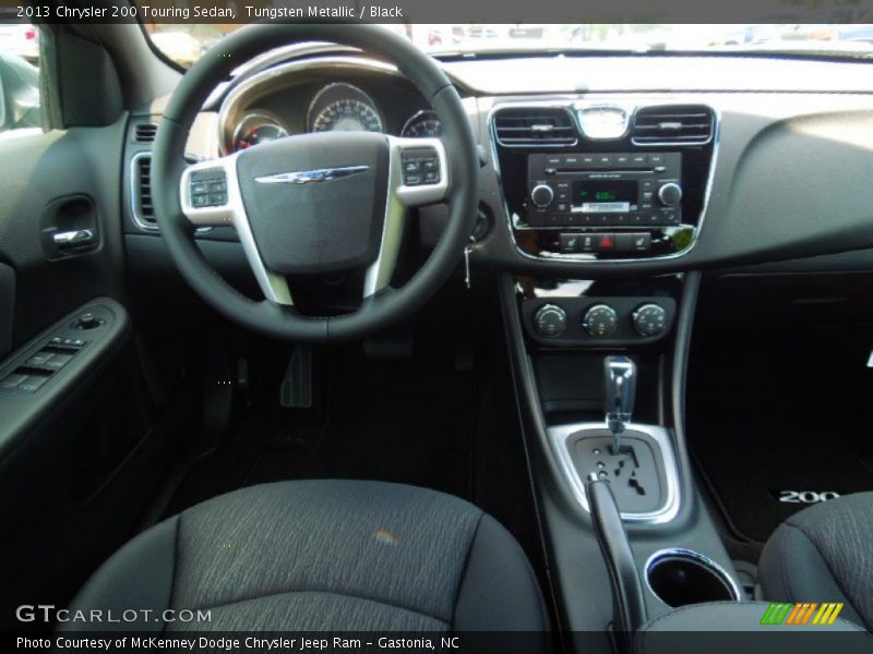 Tungsten Metallic / Black 2013 Chrysler 200 Touring Sedan
