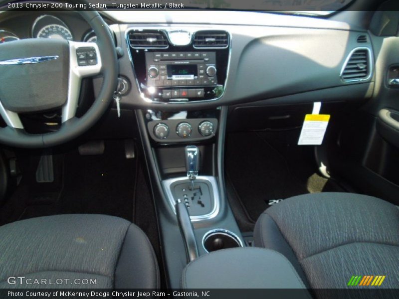 Tungsten Metallic / Black 2013 Chrysler 200 Touring Sedan