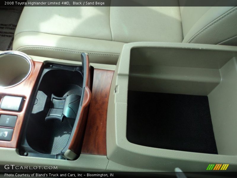 Black / Sand Beige 2008 Toyota Highlander Limited 4WD
