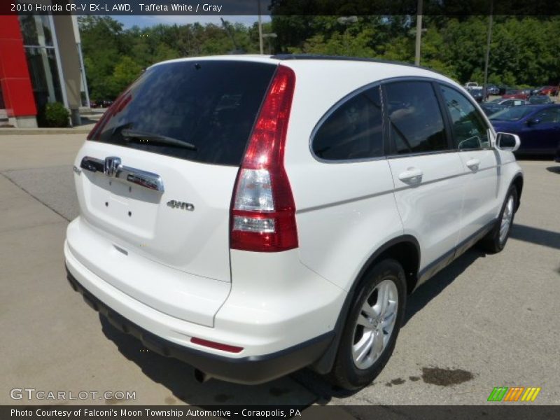 Taffeta White / Gray 2010 Honda CR-V EX-L AWD