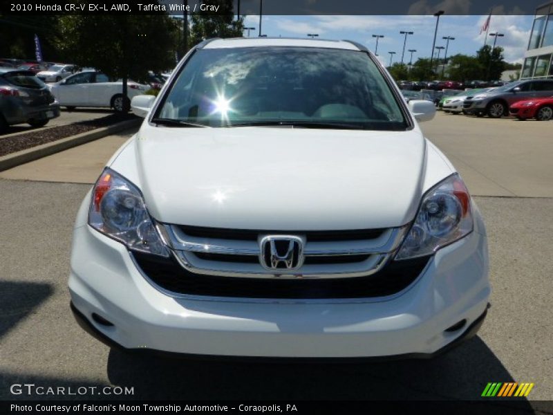 Taffeta White / Gray 2010 Honda CR-V EX-L AWD