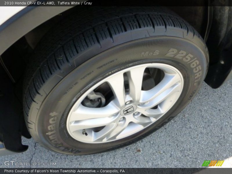 Taffeta White / Gray 2010 Honda CR-V EX-L AWD