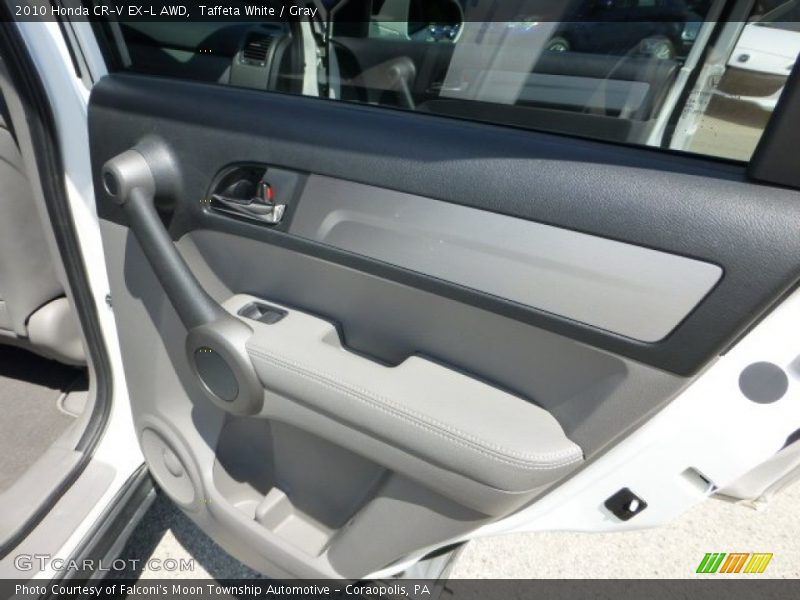 Taffeta White / Gray 2010 Honda CR-V EX-L AWD