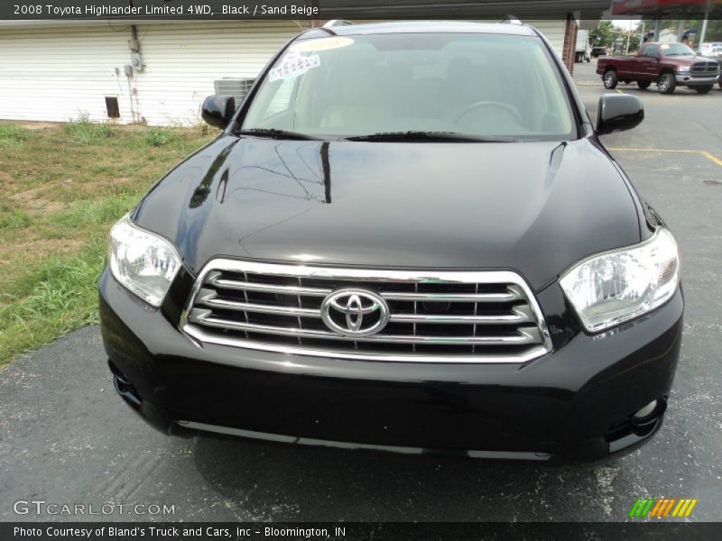 Black / Sand Beige 2008 Toyota Highlander Limited 4WD