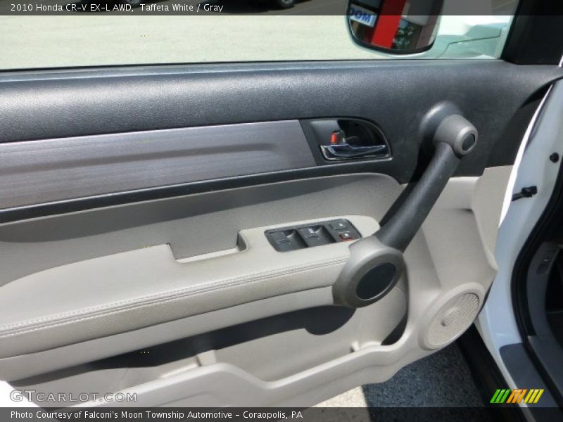 Taffeta White / Gray 2010 Honda CR-V EX-L AWD