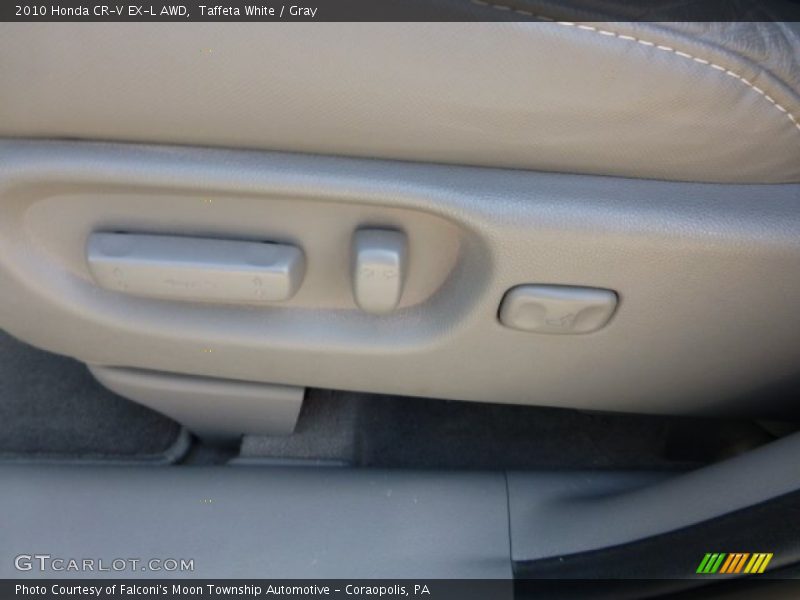 Taffeta White / Gray 2010 Honda CR-V EX-L AWD