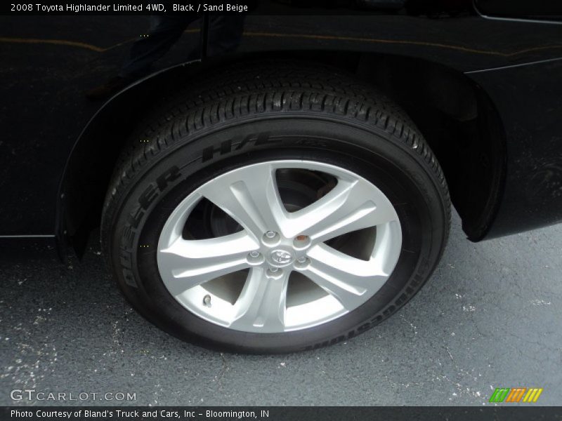 Black / Sand Beige 2008 Toyota Highlander Limited 4WD