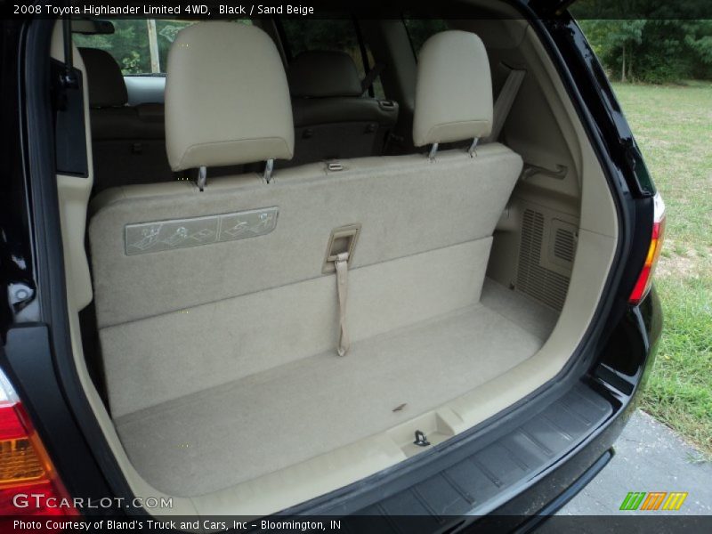 Black / Sand Beige 2008 Toyota Highlander Limited 4WD