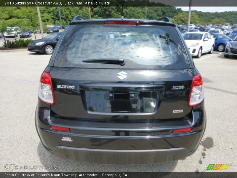 Black Pearl Metallic / Black 2010 Suzuki SX4 Crossover AWD