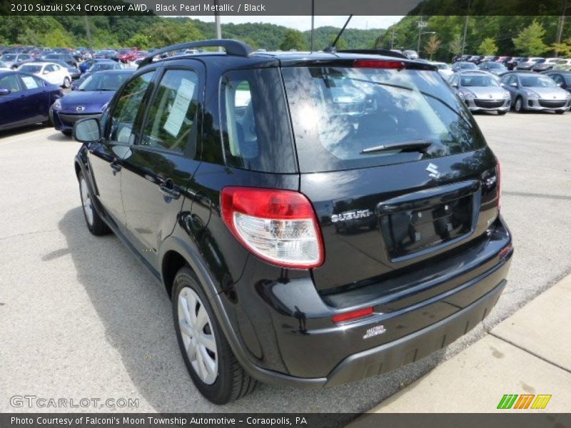 Black Pearl Metallic / Black 2010 Suzuki SX4 Crossover AWD