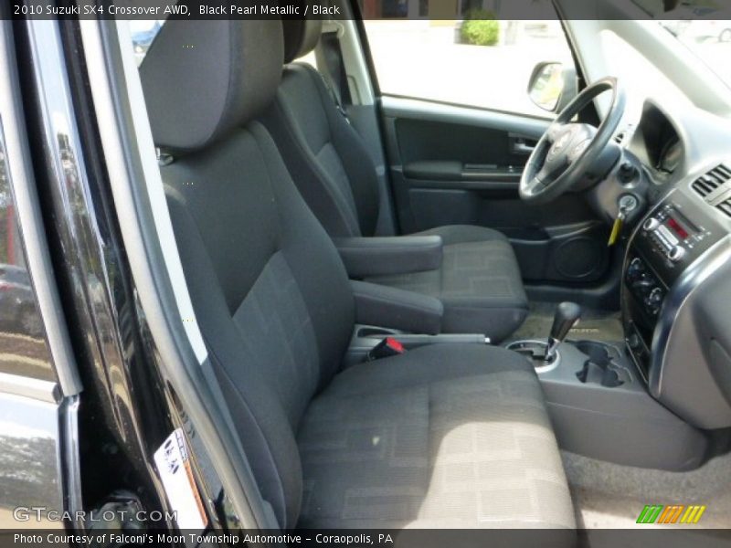 Black Pearl Metallic / Black 2010 Suzuki SX4 Crossover AWD