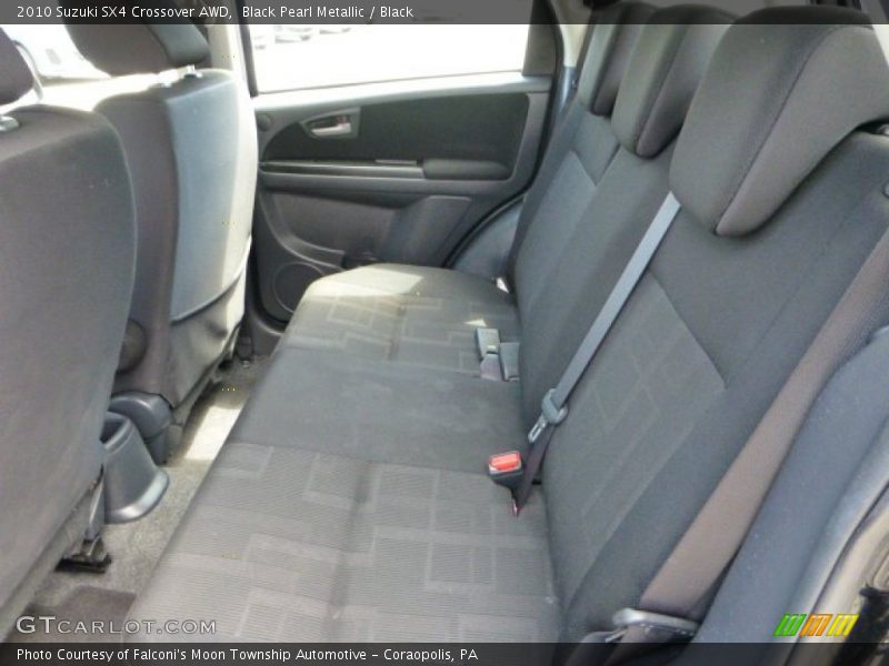 Black Pearl Metallic / Black 2010 Suzuki SX4 Crossover AWD