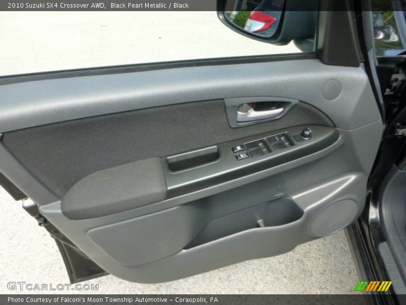 Black Pearl Metallic / Black 2010 Suzuki SX4 Crossover AWD