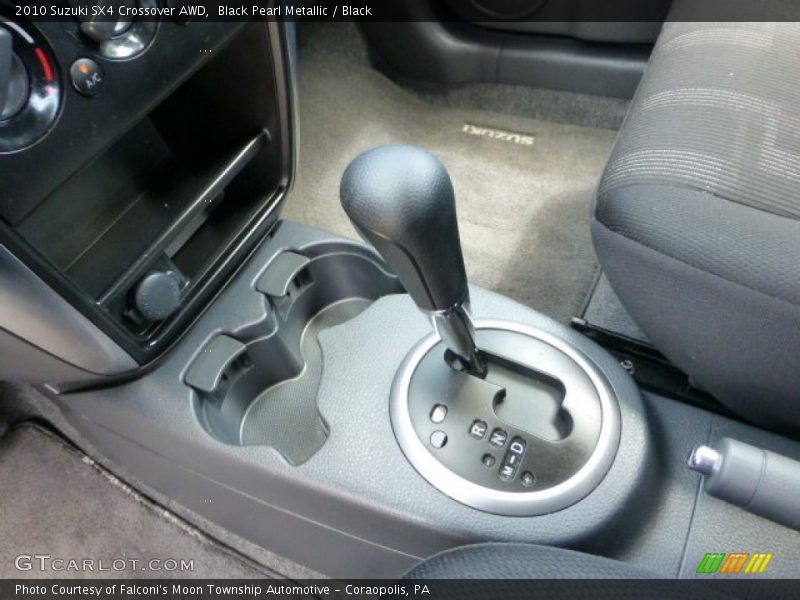 Black Pearl Metallic / Black 2010 Suzuki SX4 Crossover AWD