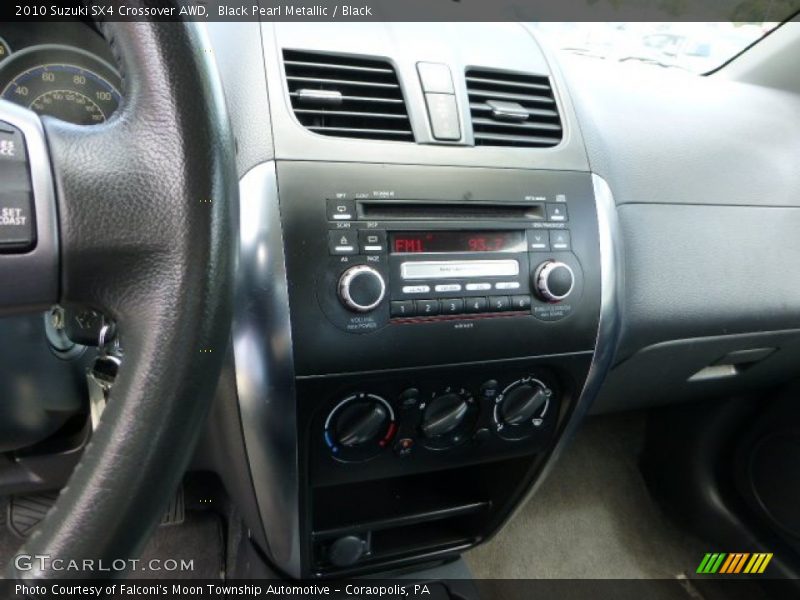 Black Pearl Metallic / Black 2010 Suzuki SX4 Crossover AWD