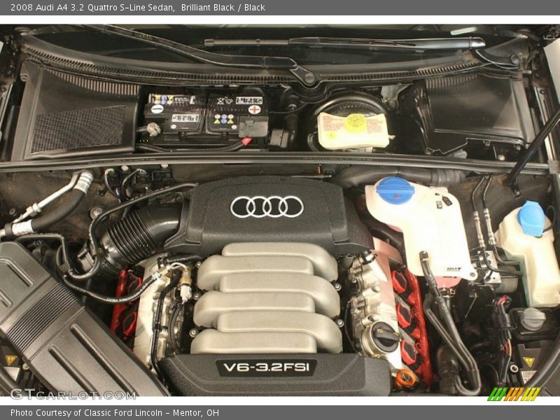  2008 A4 3.2 Quattro S-Line Sedan Engine - 3.2 Liter FSI DOHC 24-Valve VVT V6