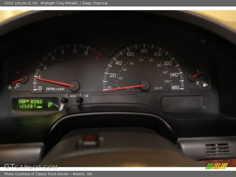 Midnight Grey Metallic / Deep Charcoal 2002 Lincoln LS V6