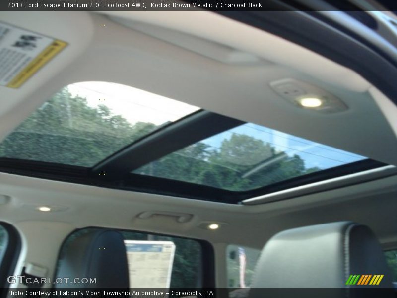Sunroof of 2013 Escape Titanium 2.0L EcoBoost 4WD